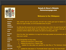 Tablet Screenshot of heinemannpage.com